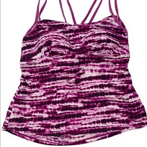 Danskin Swim Tankini Top Size Juniors L12-14